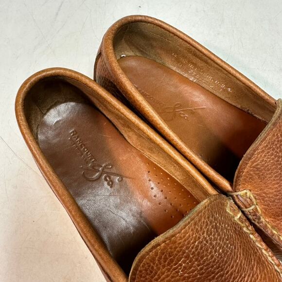 VERY GOOD Rancourt & Co. Dirigo Vintage Venetian Loafer Brown Buckaroo USA 7 - Picture 8 of 10